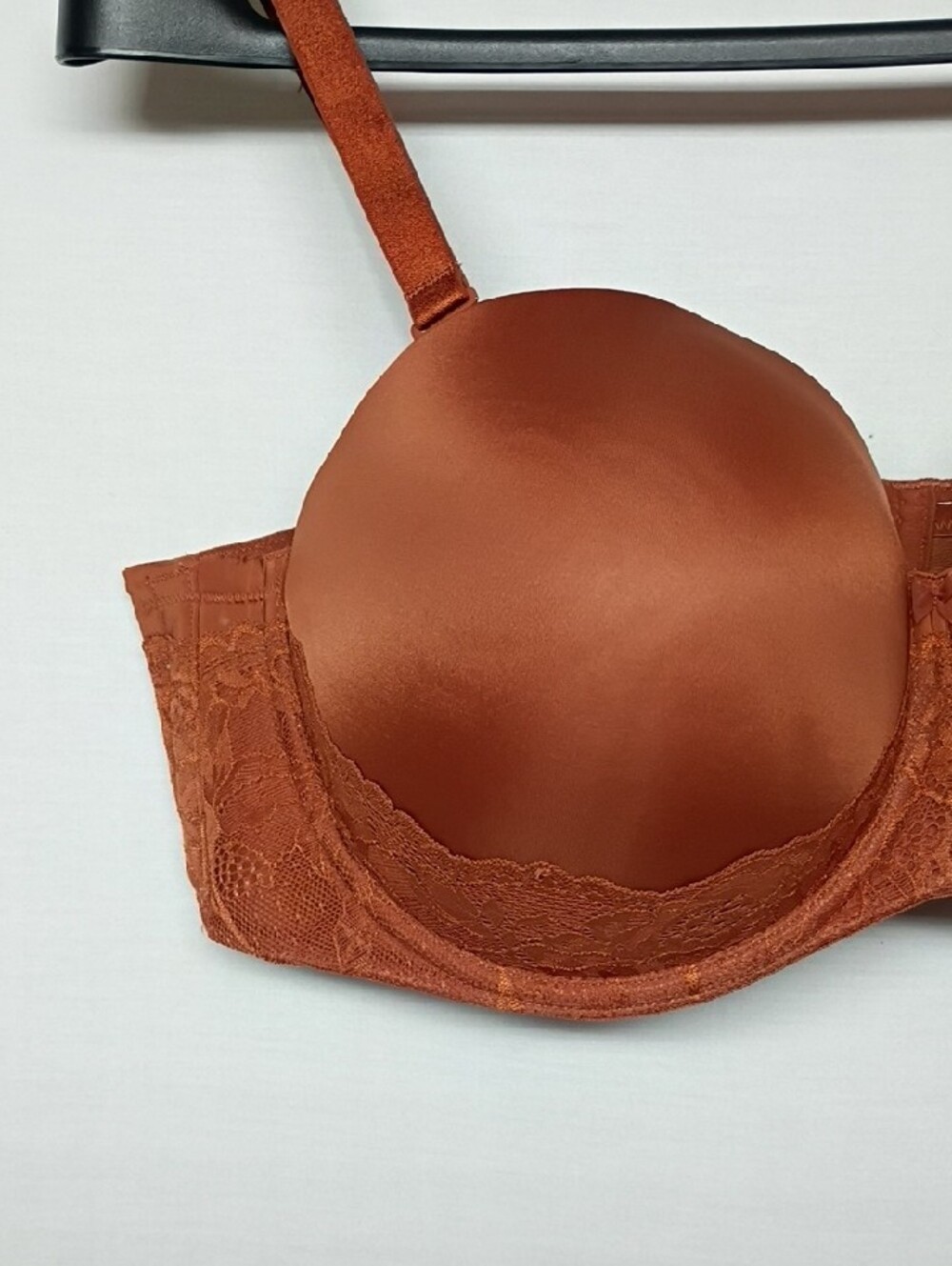 torrid Lace-Trim Strapless pushup Bra Toffee Color - Picture 5 of 8